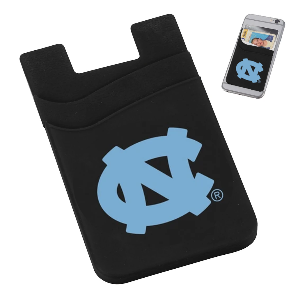 North Carolina Tar Heels Jardine Dual Pocket Black Phone Wallet