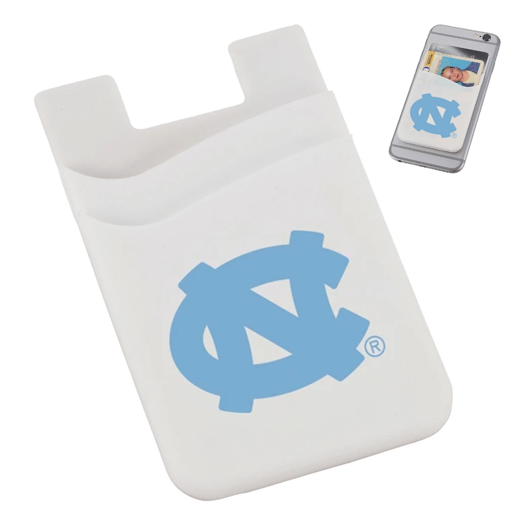 North Carolina Tar Heels Jardine Dual Pocket White Phone Wallet