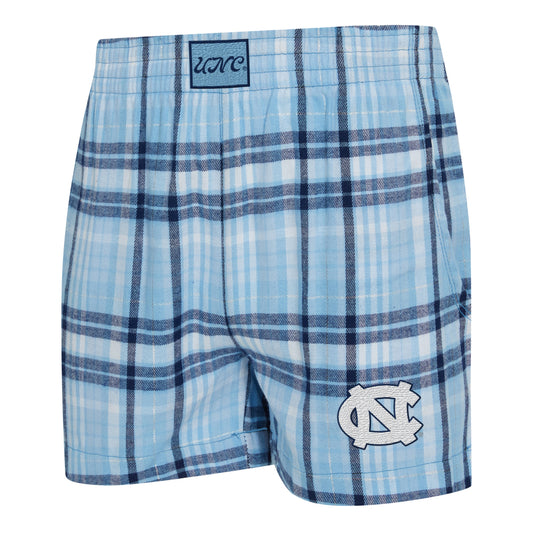 Carolina Tar Heels Women's Plaid Pajama Shorts Laney