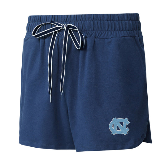 Carolina Tar Heels Women's Navy Shorts Fleece