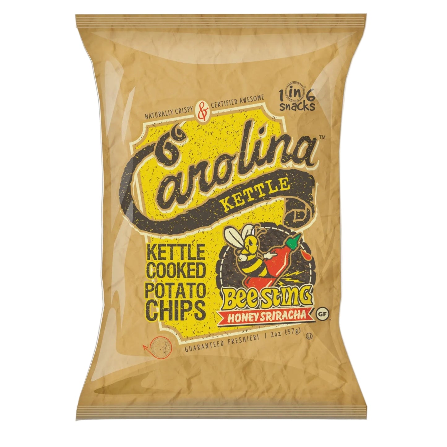 Honey Sriracha Carolina Kettle Chips - 2 oz