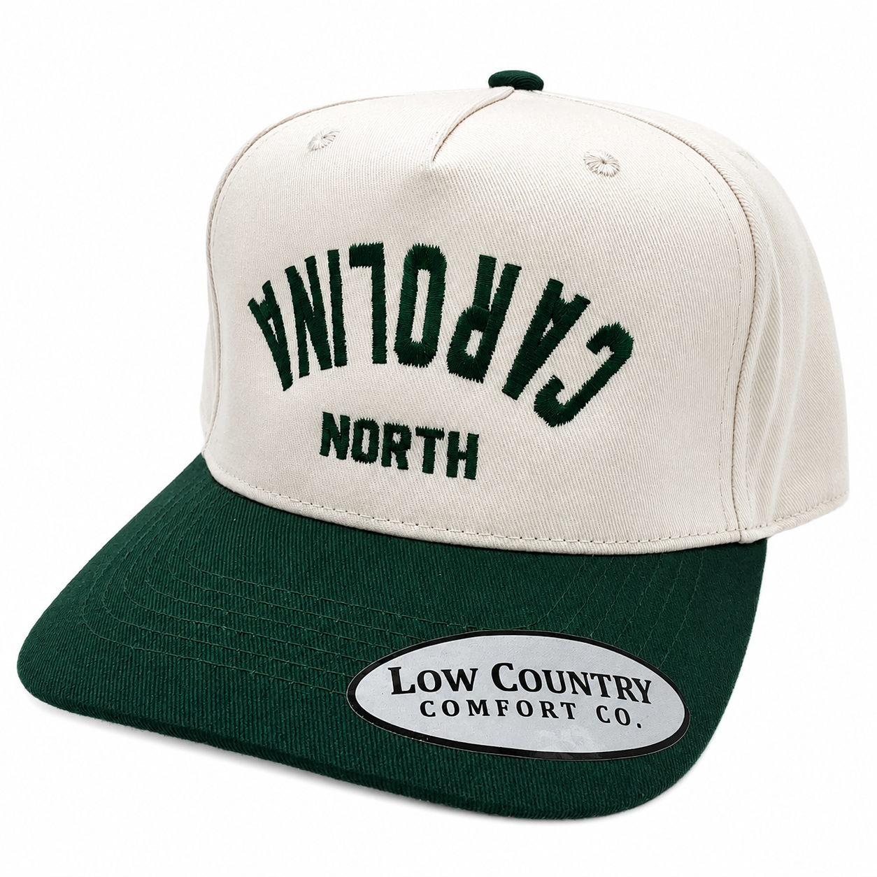 North Carolina Upside Down Hat Natural/Green