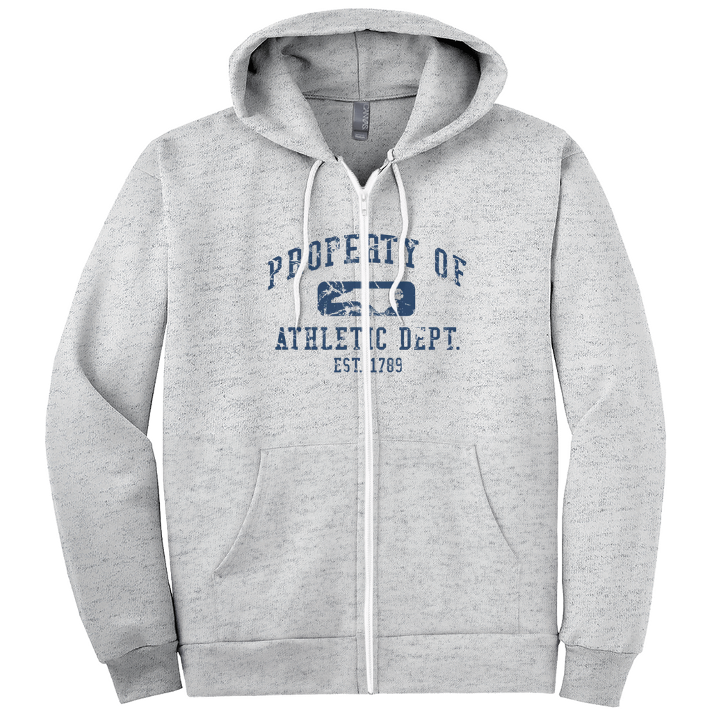 Property of North Carolina Athletic Department Full Zip Adult Hoodie