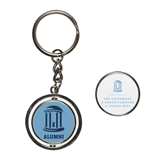 North Carolina Tar Heels Alumni Spinner Key Ring