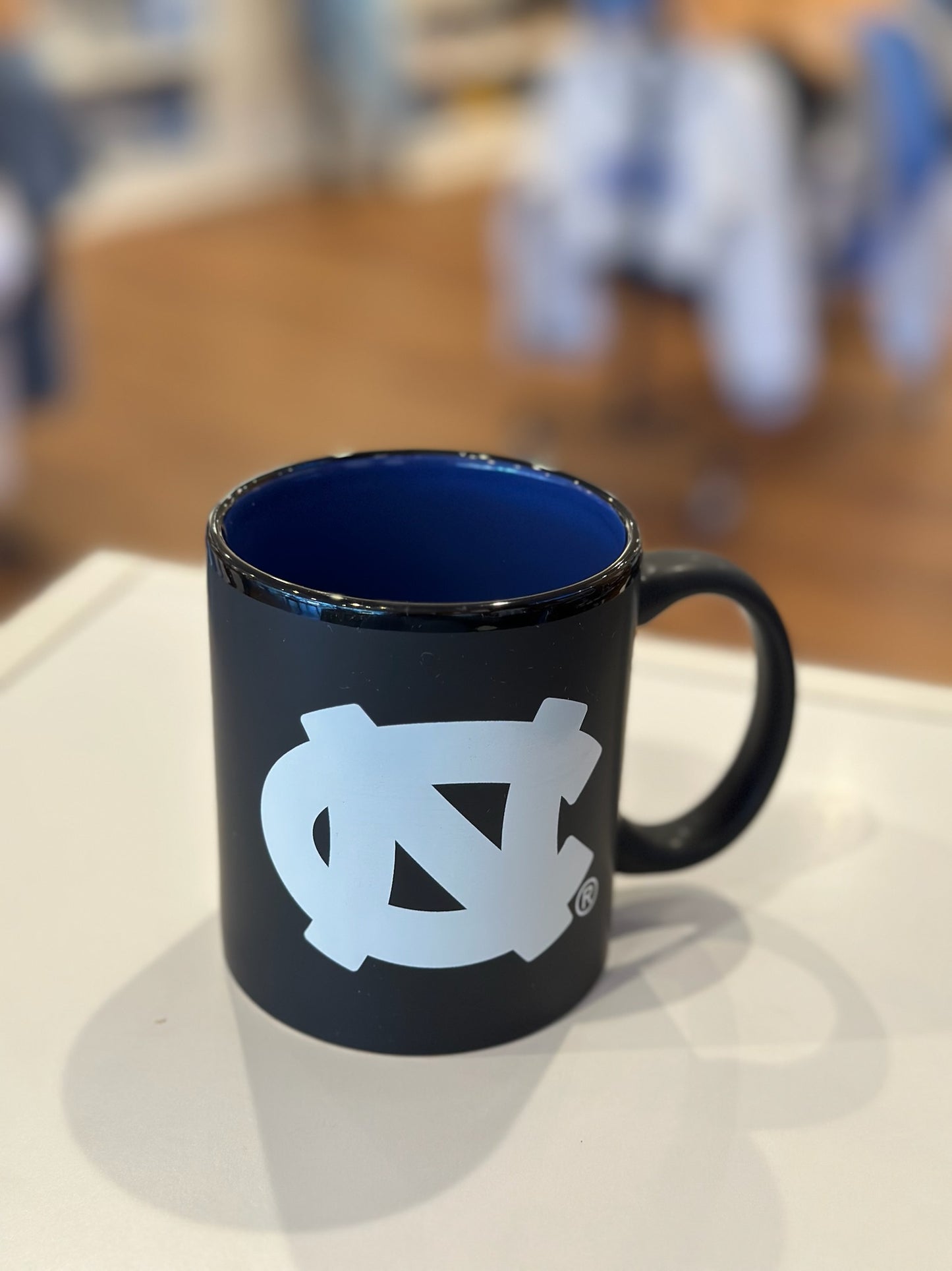 Black UNC Coffee Mug with White Logo 11 oz