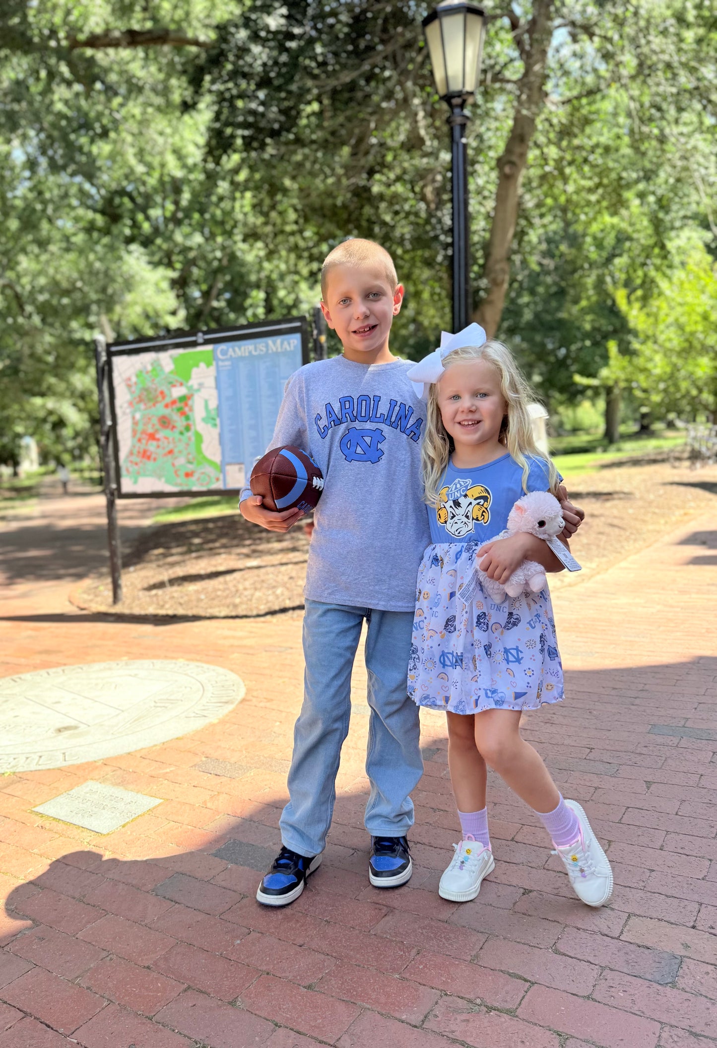 UNC Vault Logos Baby Carolina Dress