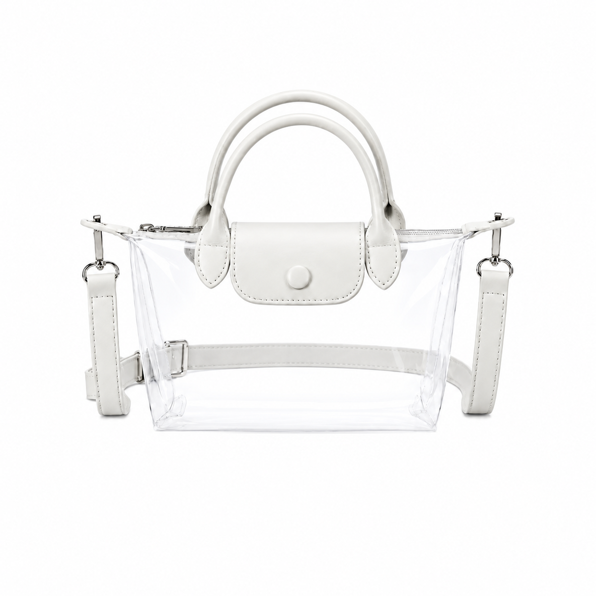 White Jelly Crossbody Bag