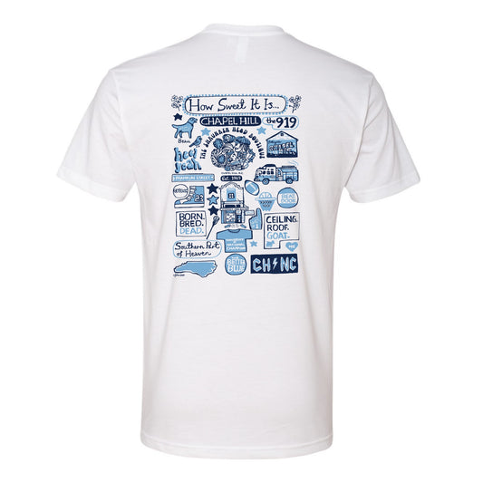 Chapel Hill North Carolina Julia Gash Adult T-Shirt
