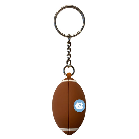 Carolina Tar Heels Football Keychain