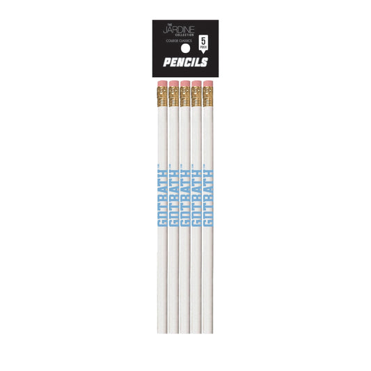 GDTBATH Pencil in White and Carolina Blue 5 Pack