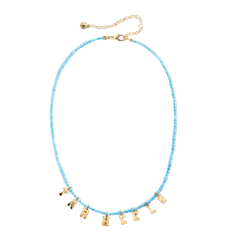 University of North Carolina Delicate Beaded Necklace