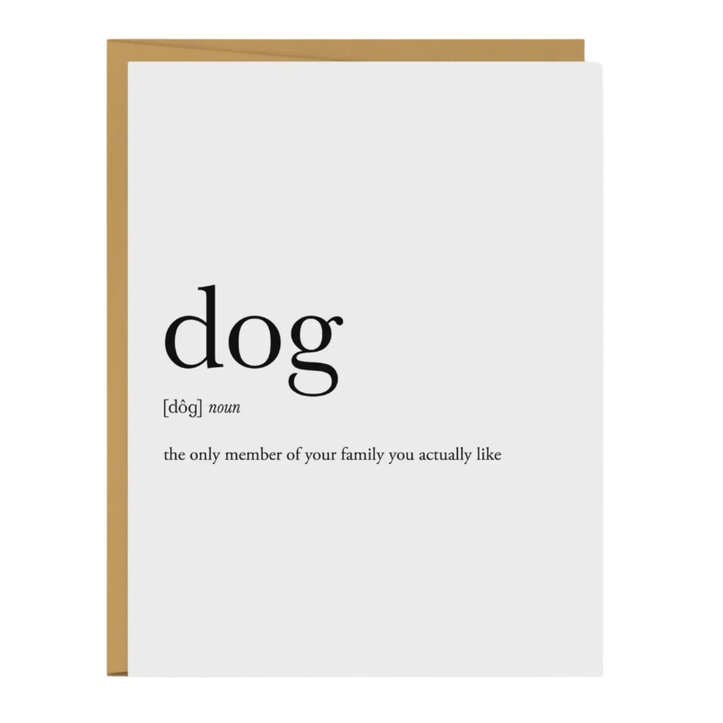 Dog Definition Everyday Greeting Card
