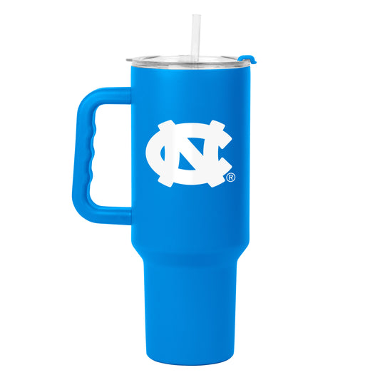 North Carolina Tar Heels 40oz Tumbler with Straw and Handle