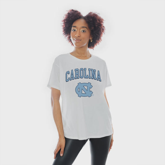 UNC Around We Go Short Sleeve Flowy Women's Top
