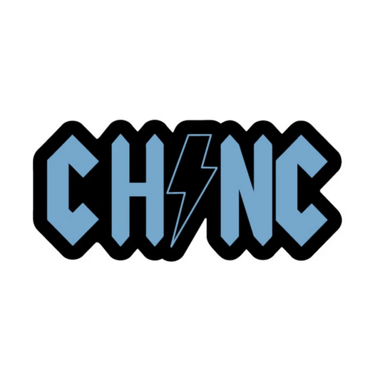 Chapel Hill Rock Font Rugged Sticker by SHB
