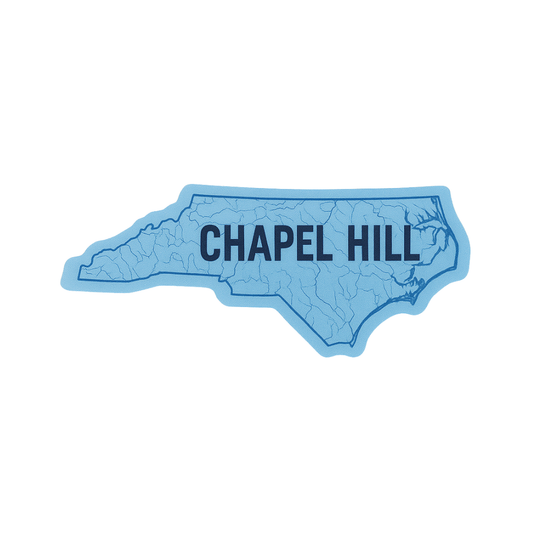Chapel Hill Blue State Rugged Sticker by SHB
