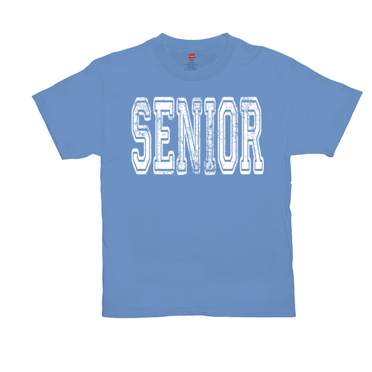 Carolina Blue Vintage SENIOR T-Shirt by Shrunken Head