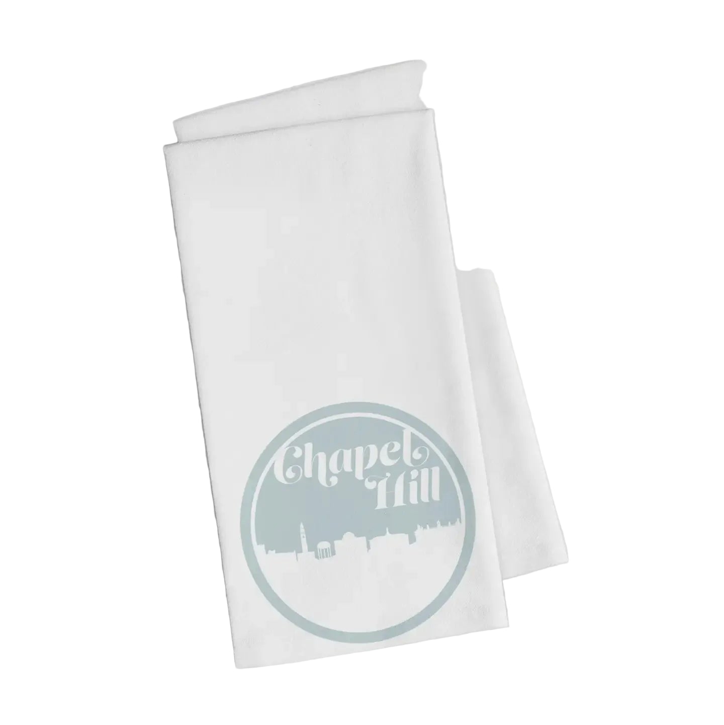 Chapel Hill North Carolina Towel White and Carolina Blue