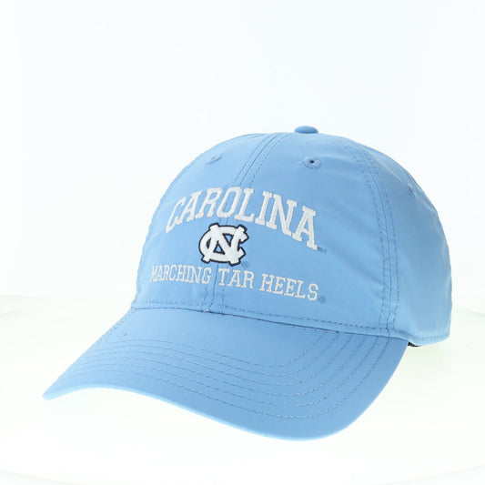 UNC Marching Tar Heels Hat in Carolina Blue Dry Fit Adjustable