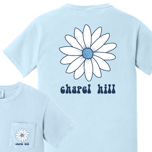 Chapel Hill Daisy Pocket Comfort Colors Adult T-Shirt
