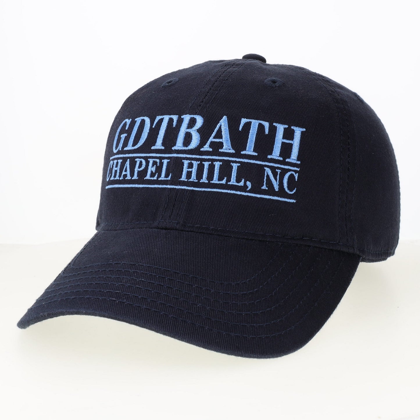 GDTBATH Navy Blue Bar Design Embroidered Adult Hat