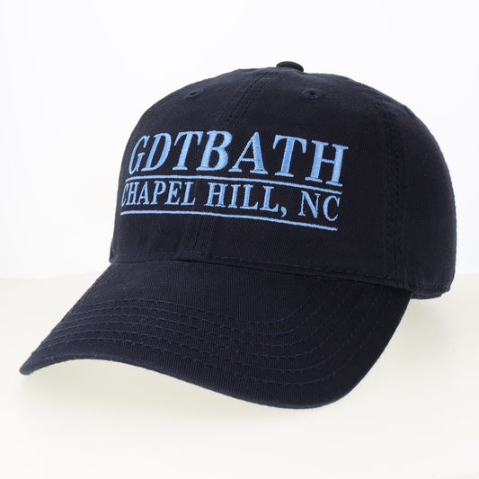 GDTBATH Navy Blue Bar Design Embroidered Adult Hat