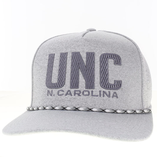UNC Grey Hat with Tonal Rope