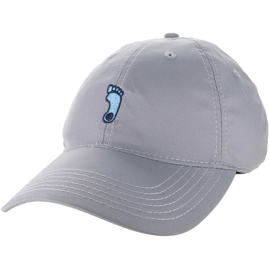 UNC Dry Fit Tar Heel Foot Hat in Grey by Legacy