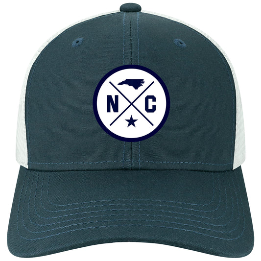 NC Star and State Mid-Pro Trucker Hat in Navy
