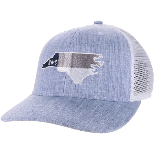 Melange Blue State Flag Trucker Hat