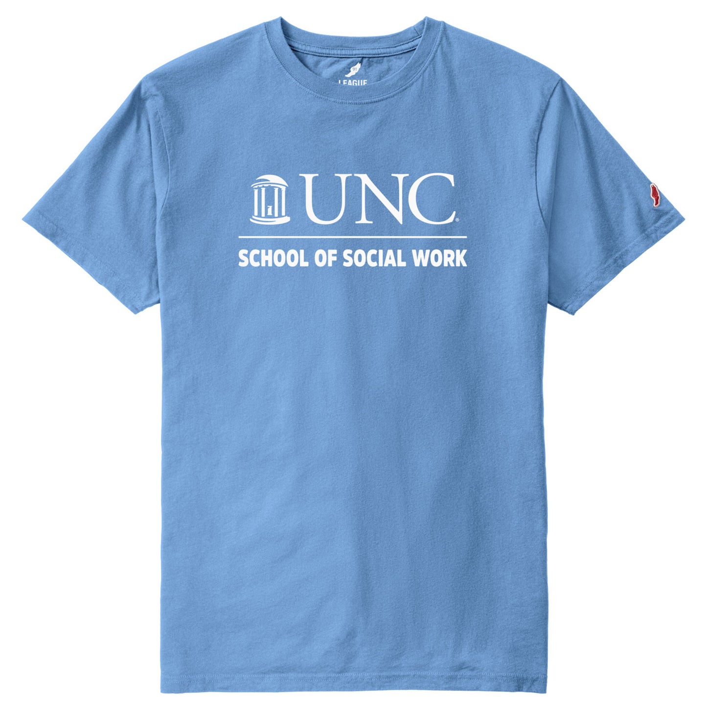 UNC School of Social Work T-Shirt in Carolina Blue