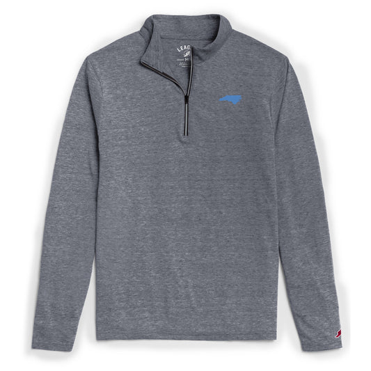 Grey Reclaim North Carolina Men's 1/4 Zip Pullover