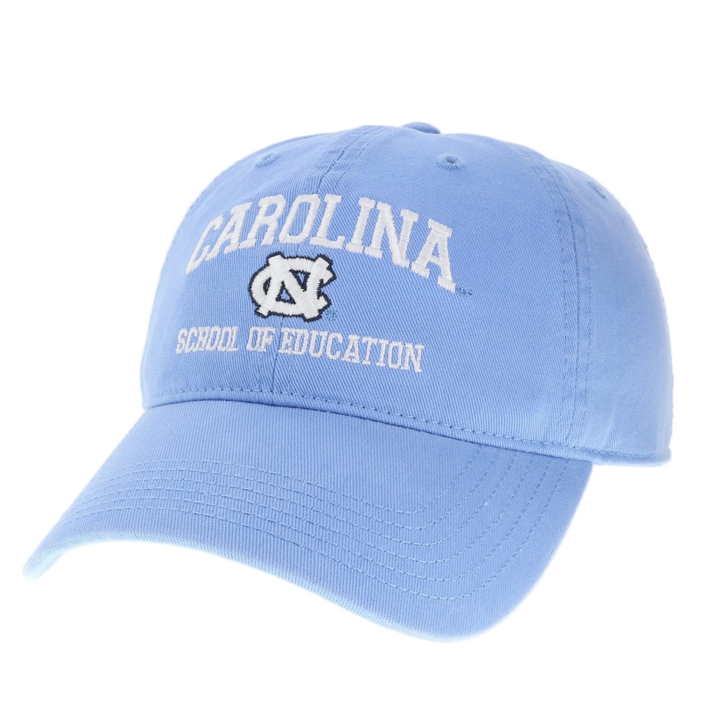 UNC School of Education Hat in Carolina Blue Adjustable - Main View - Legacy