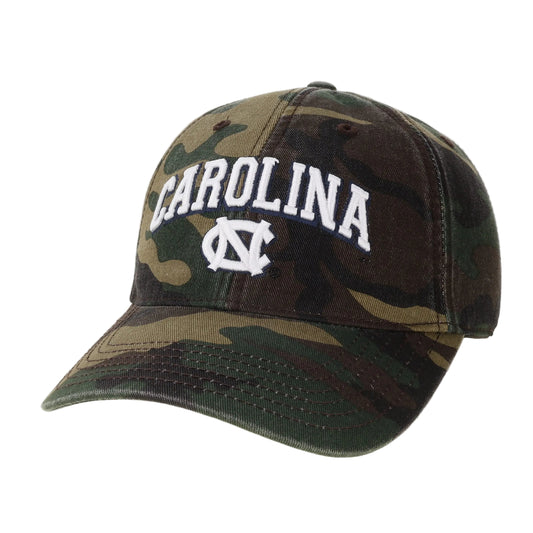 UNC Hat in Army Camo with Embroidered Main Event Logo