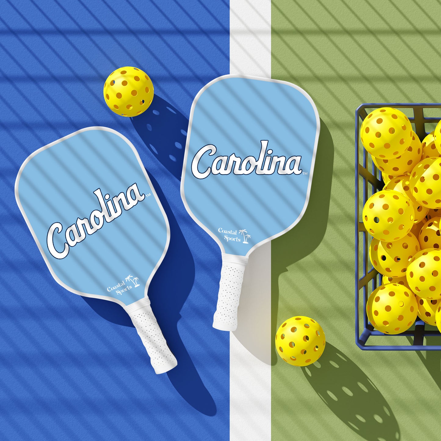 Carolina Tar Heels Pickleball Paddle by Coastal Sports