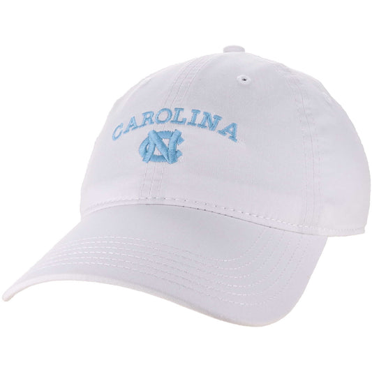 Carolina Tar Heels Arched Terra Hat in White
