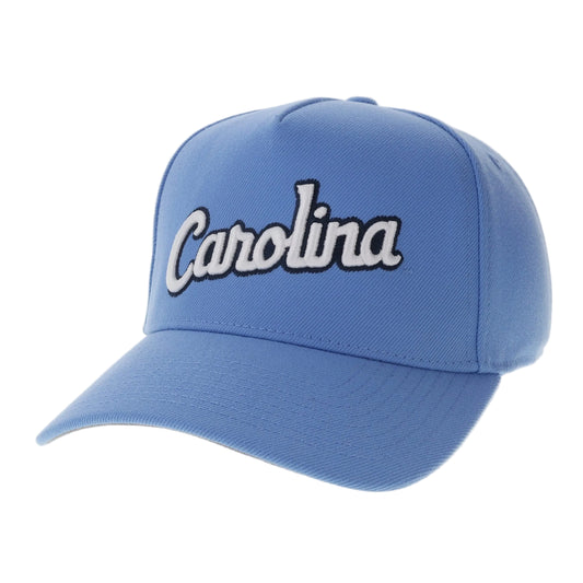 Carolina Script Coach's Cap by Legacy in UNC Blue