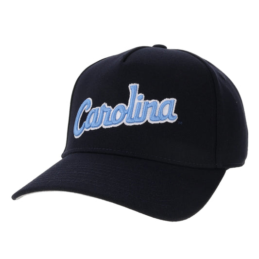 Carolina Script Coach's Cap by Legacy in UNC Navy