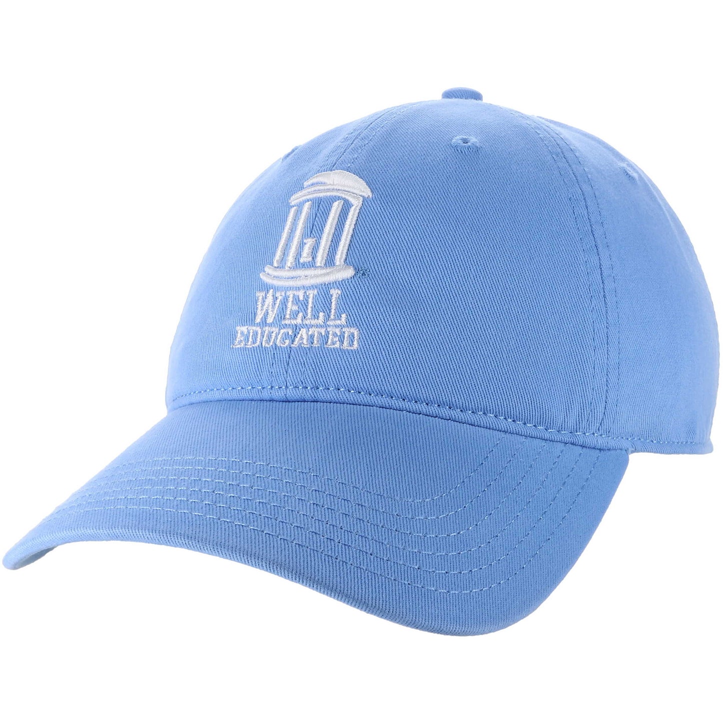 UNC Well Educated Hat in Carolina Blue