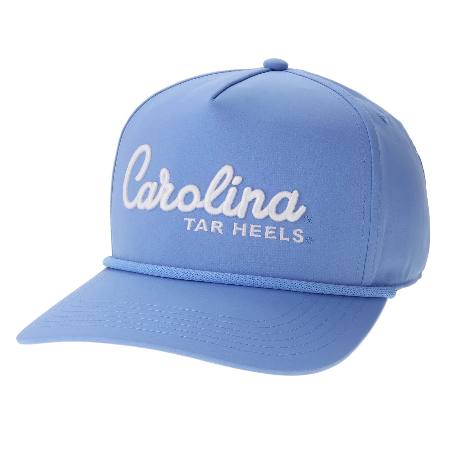 Carolina Blue Cursive Caddy Navy Hat with Adjustable Back