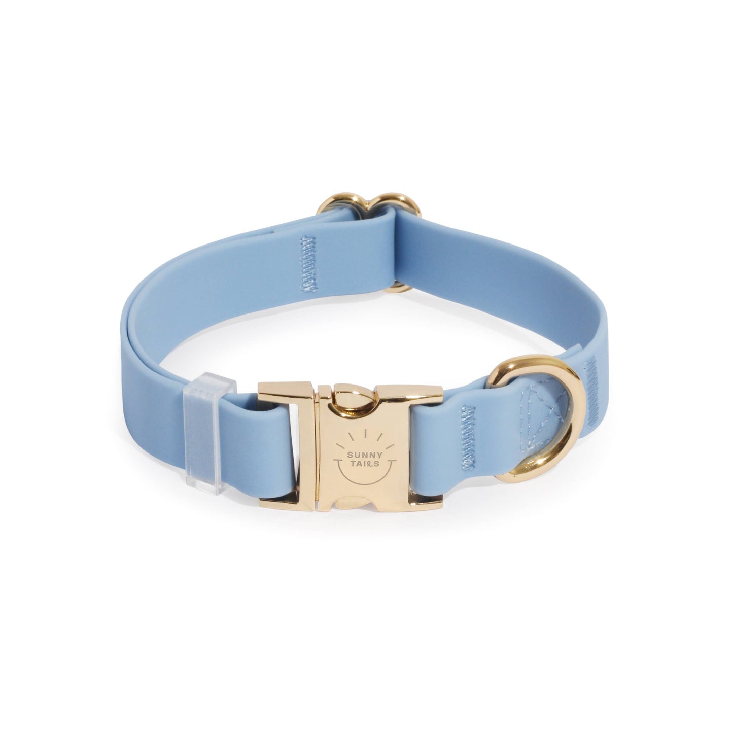 Small Malibu Blue Dog Collar