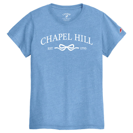 Chapel Hill Embroidered Bow Light Blue T-Shirt
