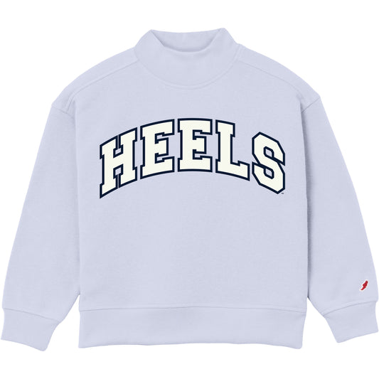 Carolina Tar Heels Kid's Mock Neck Sweatshirt - Main View - League