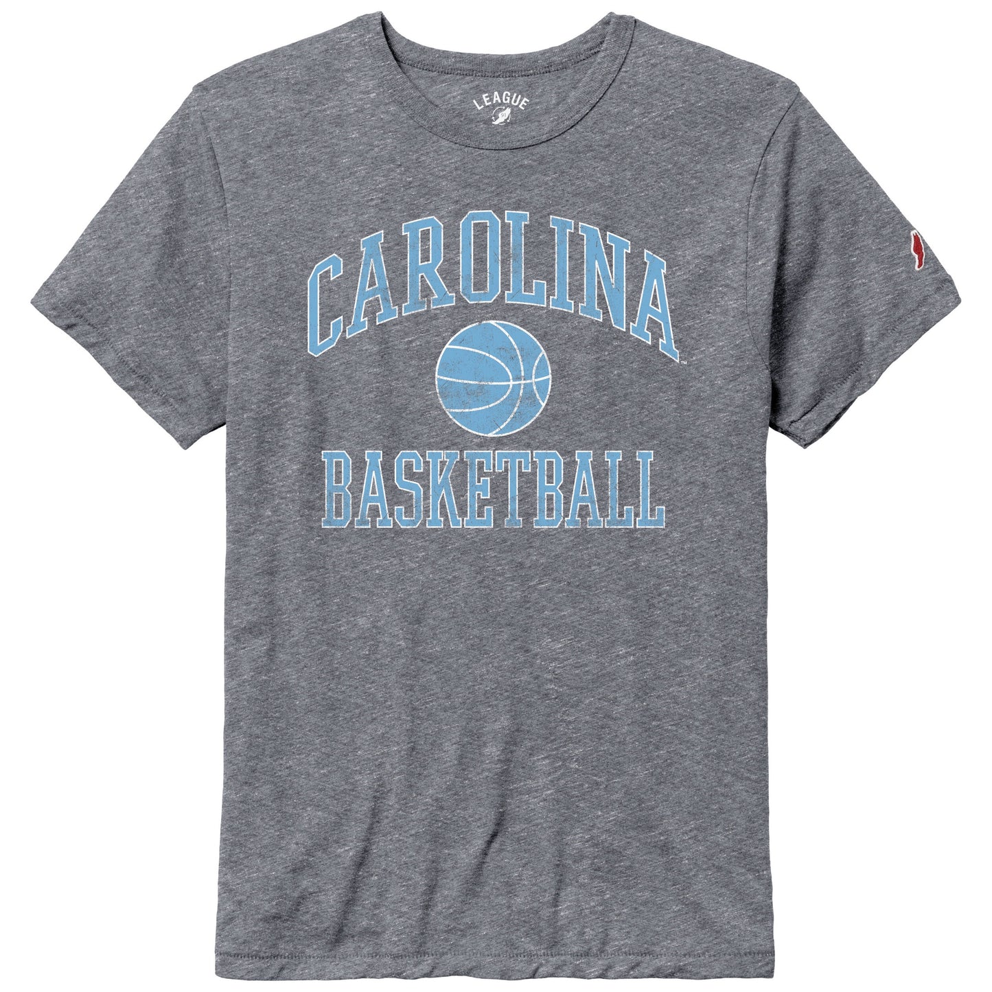 Carolina Basketball T-Shirt in Vintage Distressed Grey