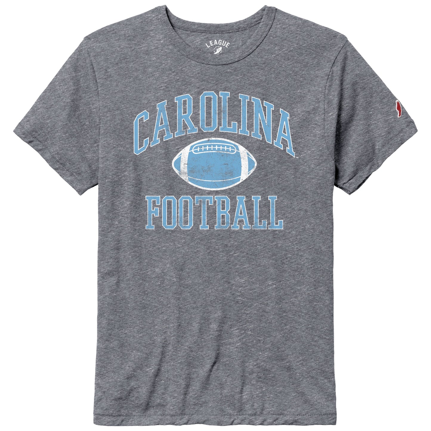Carolina Football T-Shirt in Vintage Distressed Grey