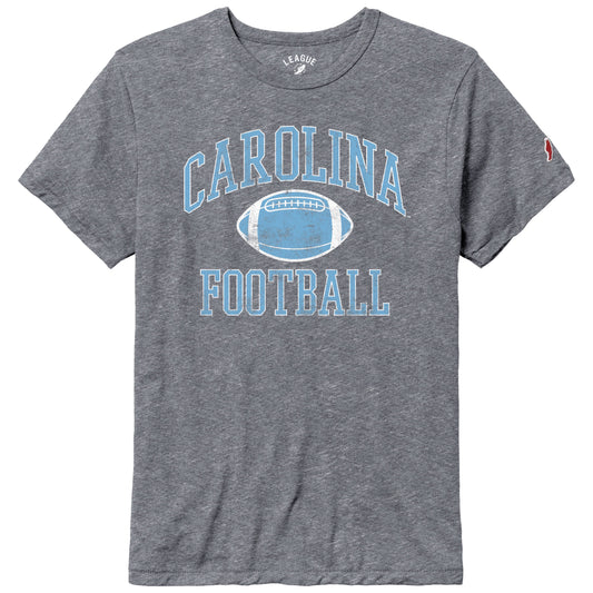 Carolina Football T-Shirt in Vintage Distressed Grey - Main View - League