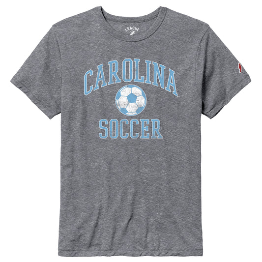 Carolina Soccer T-Shirt in Vintage Distressed Grey