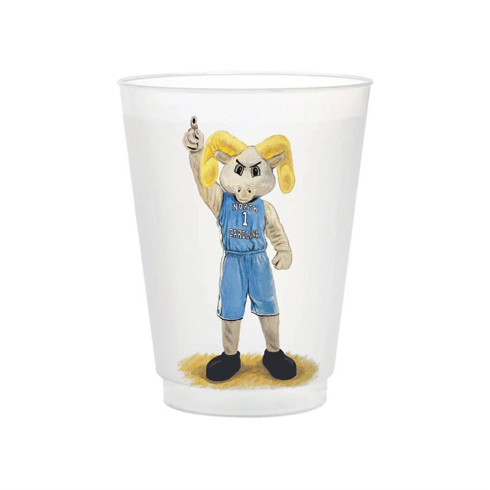 UNC Go Heels Rameses Spirit Flex Cup 8 pack