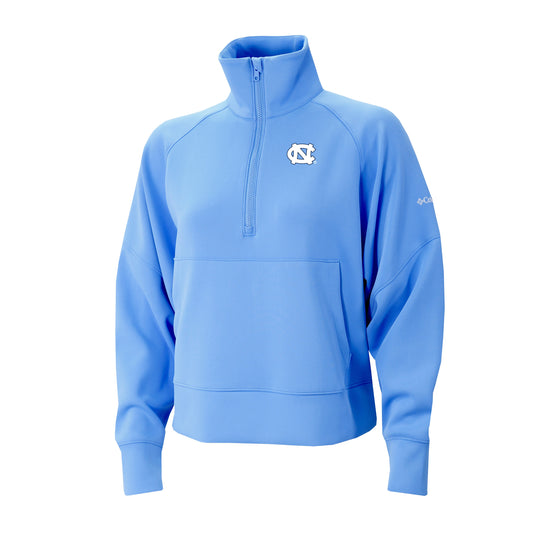 North Carolina Blue Women's 1/4 Zip Pullover Fleece by Columbia