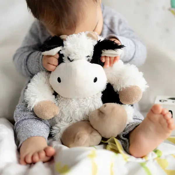 Black and White Cow Warmies Stuffed Animal Large Lavendar Scented